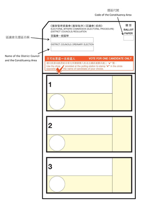 Ballot Paper