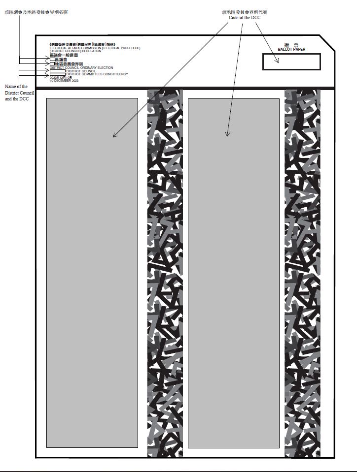 DCCs Ballot Paper Design (Back side)