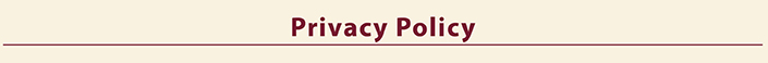 Privacy policy